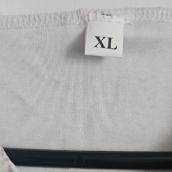 Women's Gray Hooded Sweatshirt with Graphic Print - Picture 3 of 4